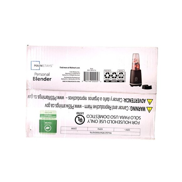 Mainstays Personal Blender 16 Oz Blend & Go Travel Cup With Lid 581935274 New - Picture 7 of 7